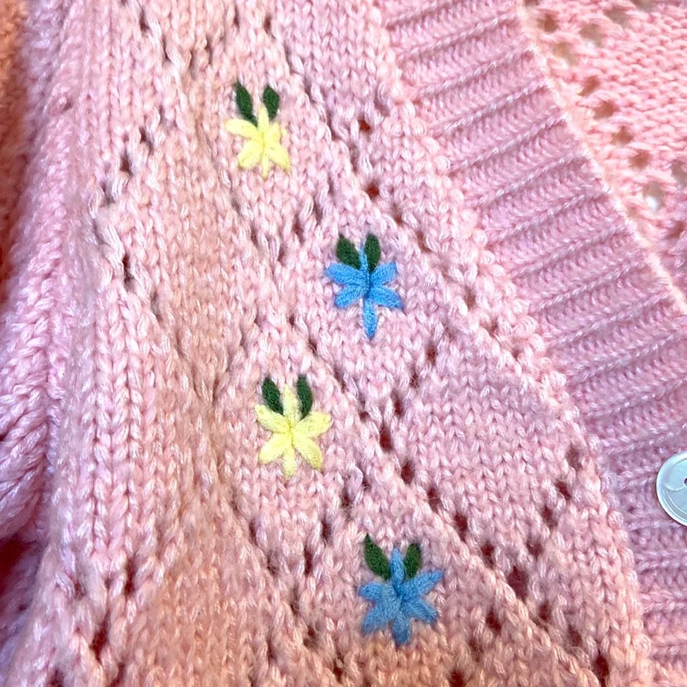♥️ HOST PICK ♥️ LITTLE WHITE HOUSE chunky cardigan S/M - Picture 4 of 9